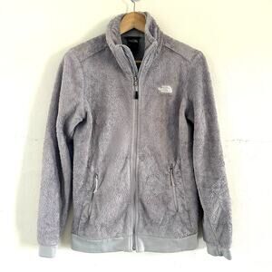 The North Face Women's Fleece Full Zip Jacket Sweater Size Small‎ Gray